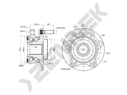 Weel hub DHB0074