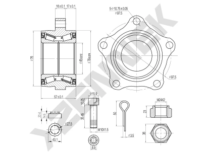 Weel hub DHB0075