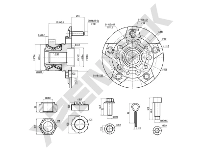 Weel hub DHB0077