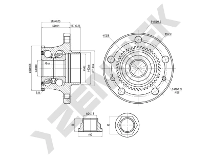 Weel hub DHB0081
