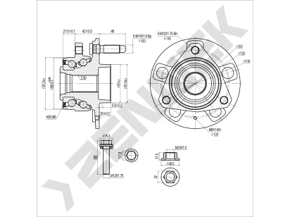 Weel hub DHB0083