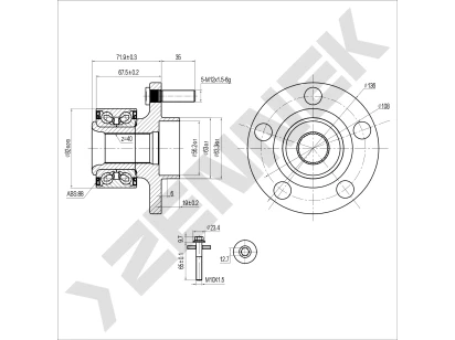 Weel hub DHB0084