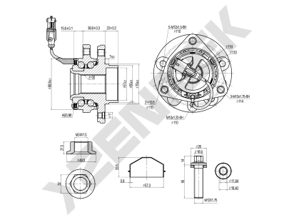 Weel hub DHB0086