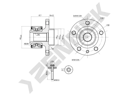 Weel hub DHB0088