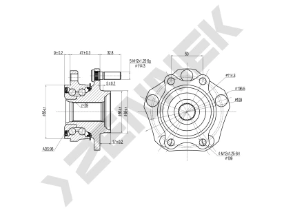 Weel hub DHB0097