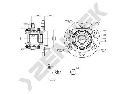 Weel hub DHB0100