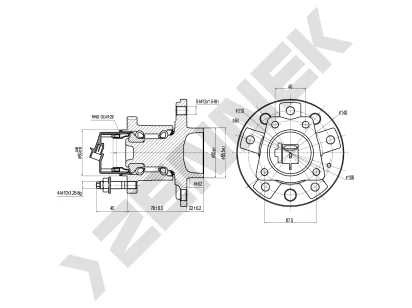 Weel hub DHB0101