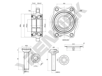 Weel hub DHB0102
