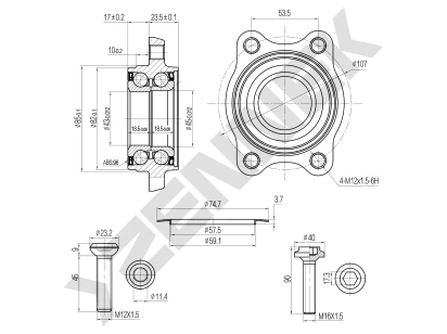 Weel hub DHB0103