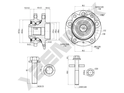 Weel hub DHB0104