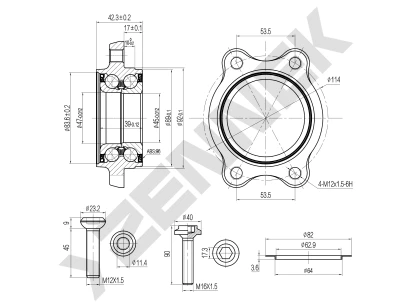 Weel hub DHB0107