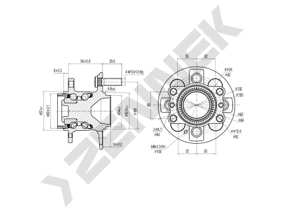 Weel hub DHB0109