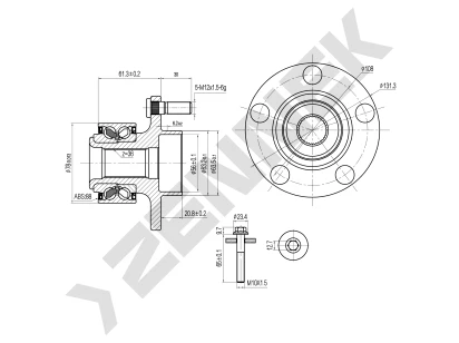 Weel hub DHB0114