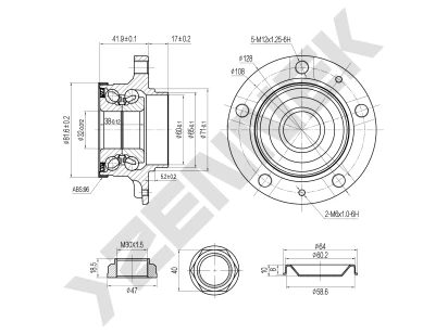 Weel hub DHB0118