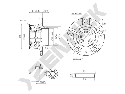 Weel hub DHB0119