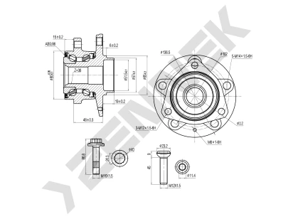 Weel hub DHB0122