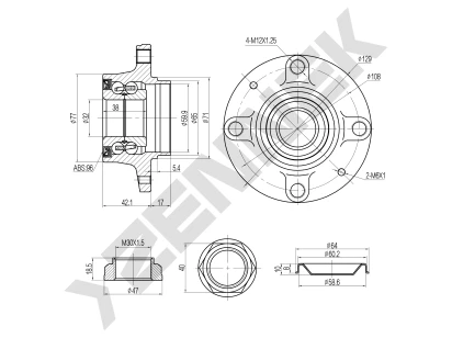 Weel hub DHB0123