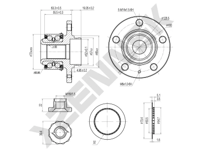 Weel hub DHB0130
