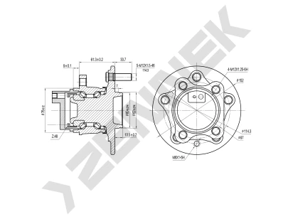 Weel hub DHB0131