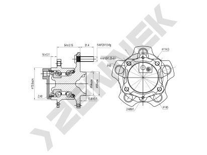 Weel hub DHB0133