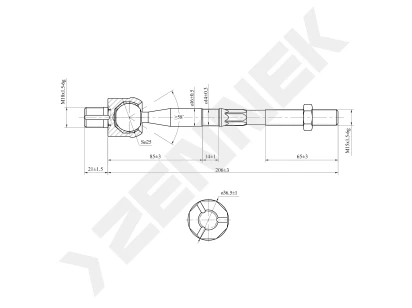 Tie rod DTR0062