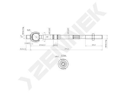 Tie rod DTR0063