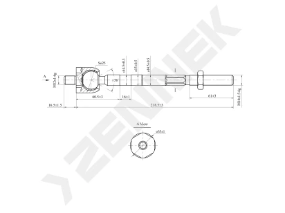 Tie rod DTR0067