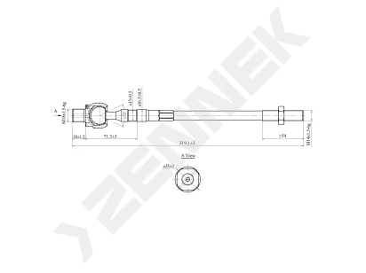 Tie rod DTR0068