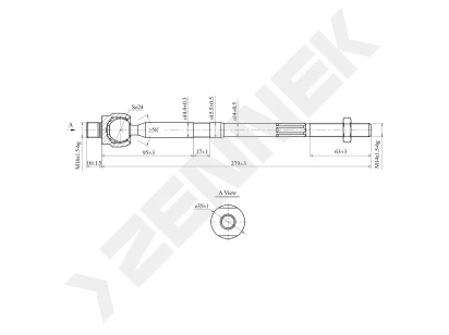 Tie rod DTR0075