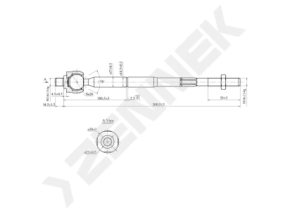 Tie rod DTR0076