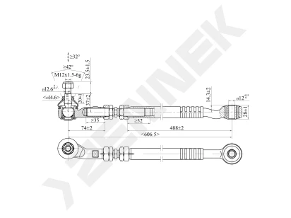Tie rod DRA0009