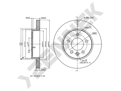 Brake disk DBD0377