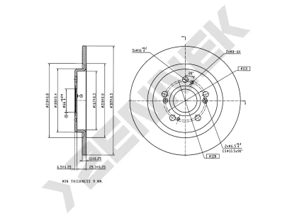 Brake disk DBD0347