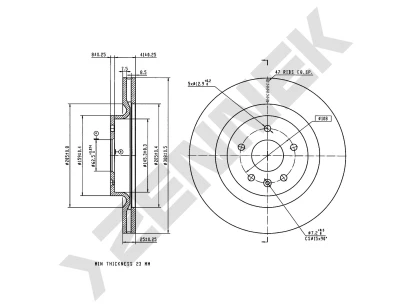 Brake disk DBD0351