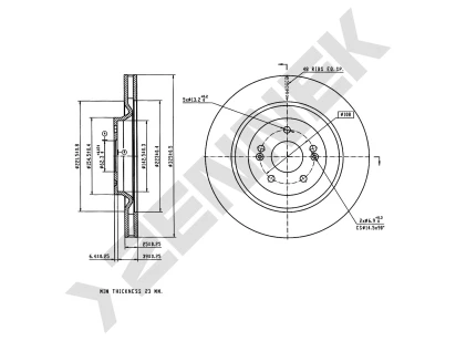 Brake disk DBD0363