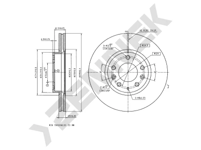 Brake disk DBD0378