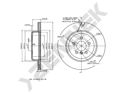 Brake disk DBD0371