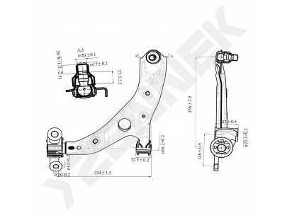 Lever DCA0422