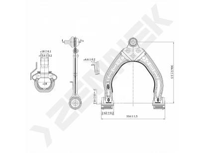 Lever DCA0433