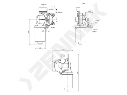 Wiper motors DWM0007