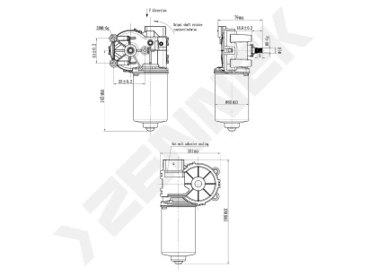 Wiper motors DWM0008