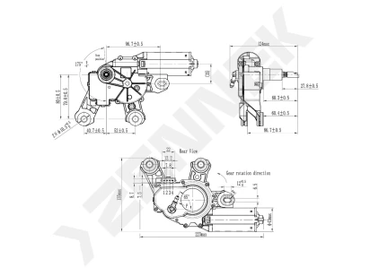 Wiper motors DWM0010