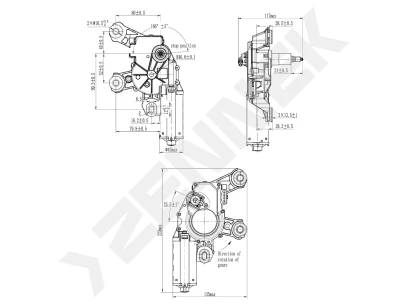 Wiper motors DWM0013