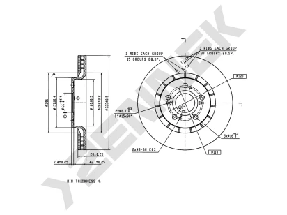 Brake disk DBD0356