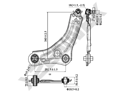 Lever DCA0414