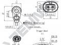 Датчик ABS DAS0062_5