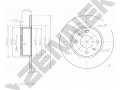 Brake disk DBD0165_4